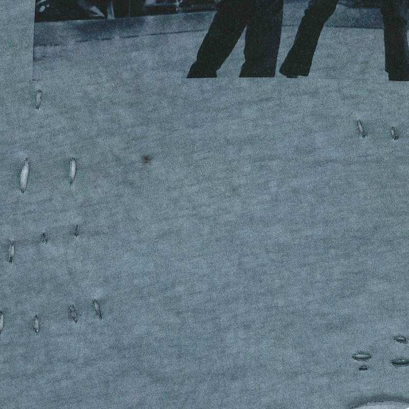 graphic distressed tee